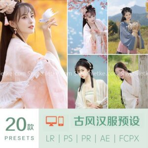 20 Preset Sử Dụng Cho Ảnh Cổ Trang Update Mới Nhất 2022 Từ China (XMP/DNG/CUBE)