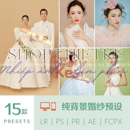 15 Tone Màu Chuyên Cho Ảnh Chụp Chân Dung Phông Nền Studio China (XMP/LR/DNG/CUBE)