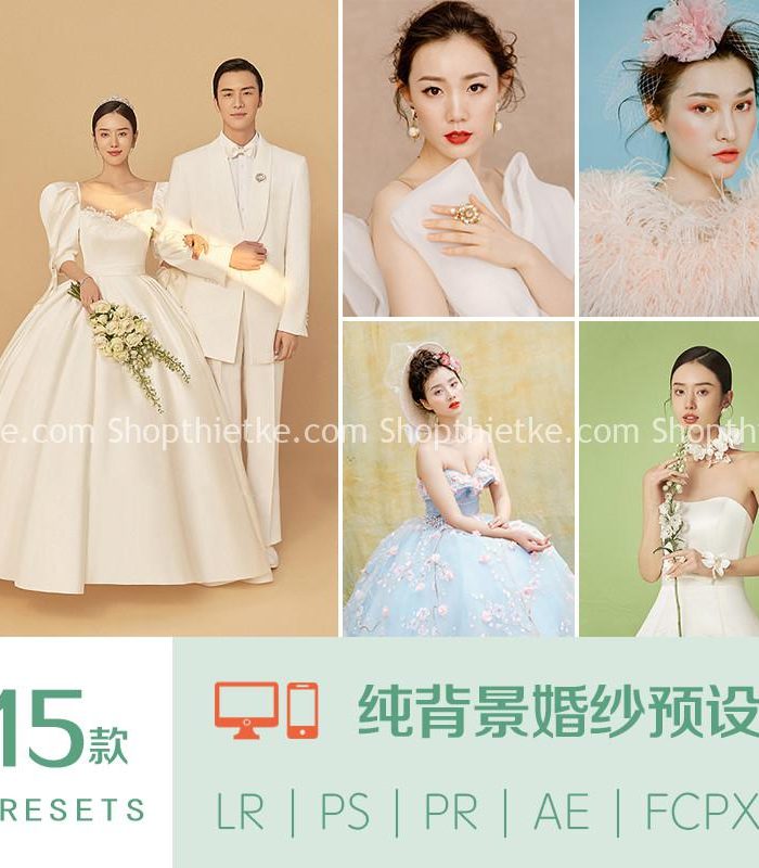 15 Tone Màu Chuyên Cho Ảnh Chụp Chân Dung Phông Nền Studio China (XMP/LR/DNG/CUBE)