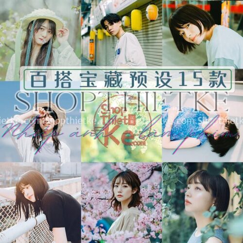 15 Tone Màu Kodak Fujitsu Trong Suốt Sáng Trắng Phong Cách Nhật Bản (XMP/DNG/CUBE)