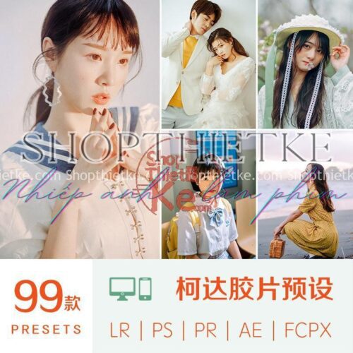 99 Preset Với Phong Cách Film Kodak Hoàn Toàn Dùng Cho Ảnh Á Đông (XMP/CUBE)