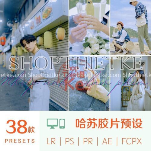 38 Tone Màu Xanh Giả Lập Film Kodak 5207 Từ Máy Cổ Điển Hasselblad X5 (XMP/CUBE/DNG)