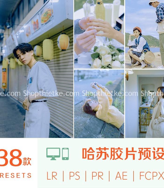 38 Tone Màu Xanh Giả Lập Film Kodak 5207 Từ Máy Cổ Điển Hasselblad X5 (XMP/CUBE/DNG)