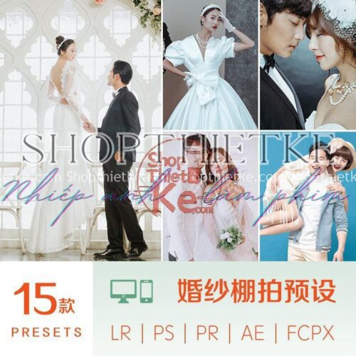 15 Tone Màu Cực Đỉnh Dùng Cho Ảnh Cưới Studio Phong Cách China 2022 (XMP/LR/DNG/CUBE)
