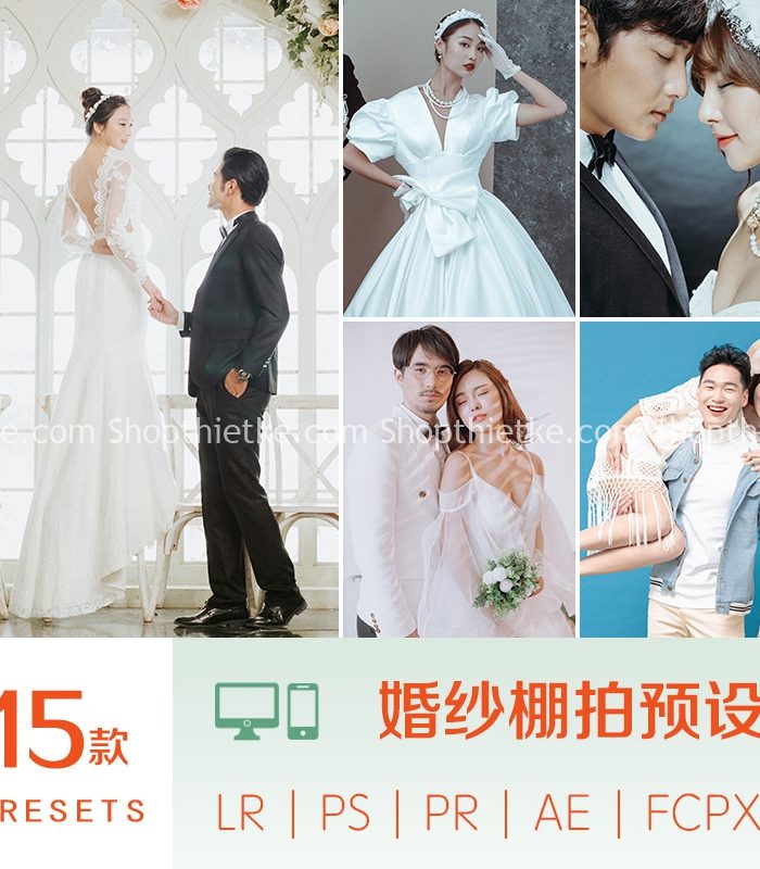 15 Tone Màu Cực Đỉnh Dùng Cho Ảnh Cưới Studio Phong Cách China 2022 (XMP/LR/DNG/CUBE)