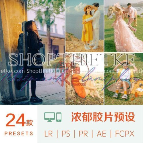 24 Tone Màu Film Retro Cổ Điển Phong Cách Tạp Chí Poco (XMP/DNG/CUBE)