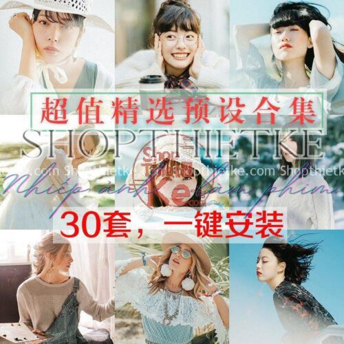 30 Bộ Màu Film Trong Sáng Phong Cách Nhật Bản Thích Hợp Nhiều Loại Ảnh (XMP/LR/DNG/CUBE)