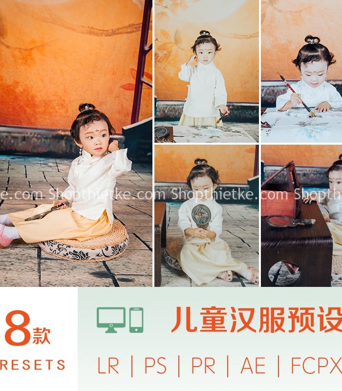 Trang chủ 317 8 Tone Màu Thích Hợp Chụp Ảnh Trẻ Em Studio Phong Cách China (XMP/LR/DNG/CUBE)