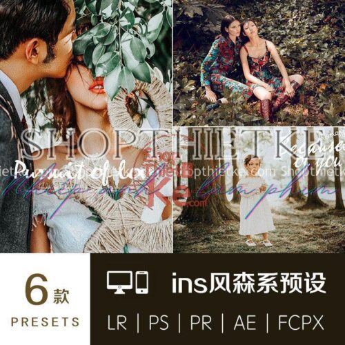 06 Tone Màu Lấy Cảm Hứng Từ Màu Nâu Núi Rừng, Thích Hợp Ảnh Phong Cảnh, Chân Dung (LR/XMP/DNG/CUBE)