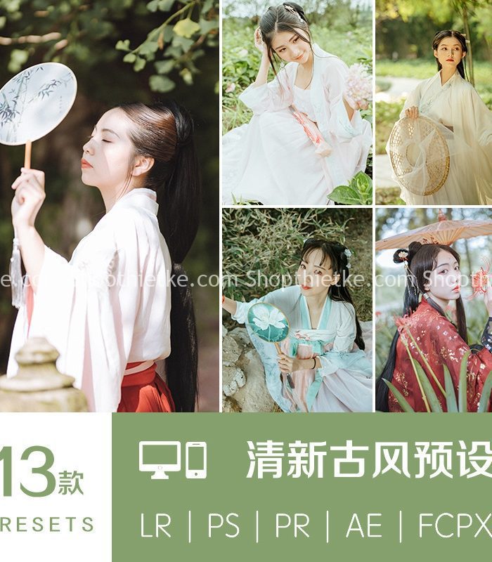 Trang chủ 316 13 Tone Màu Thích Hợp Concep Cổ Trang, Cổ Phục Tone Màu Tươi Trẻ (XMP/LR/DNG/CUBE)