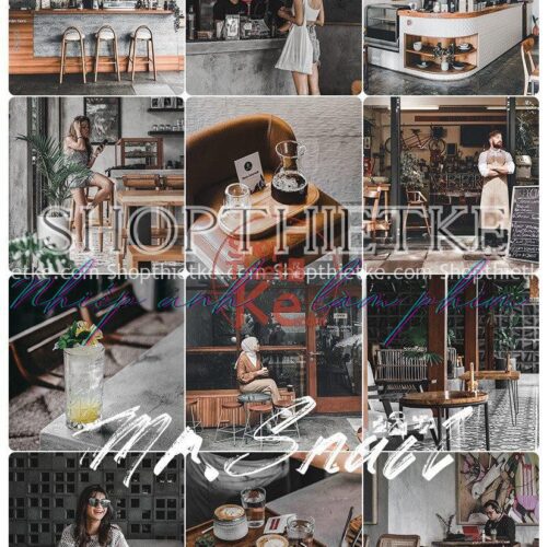 11 Tone Màu Nâu Cafe Phù Hợp Không Gian Quán Cafe Retro (XMP/LR/DNG/CUBE)