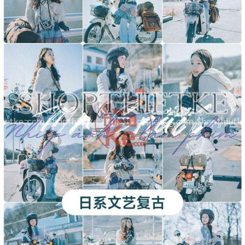 20 Tone Màu Xanh Nhẹ Hàn Quốc Thích Hợp Ảnh Chân Dung Ngoài Trời (XMP/LR/DNG/CUBE)