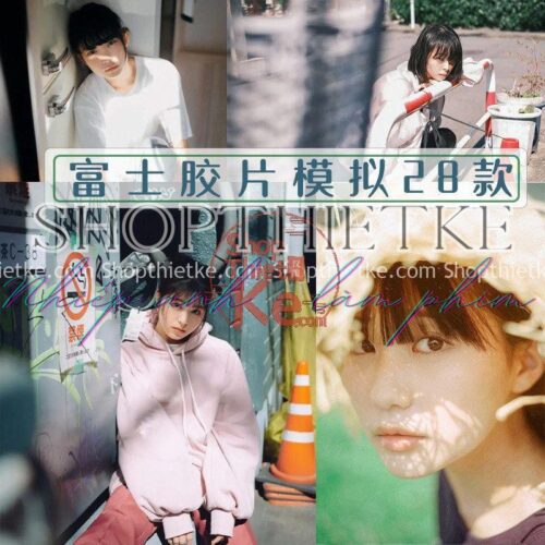 28 Tone Màu Fuji Nhật Bản Âm Bản Cổ Điển Thích Hợp Ảnh Mùa Xuân 2023 (XMP/CUBE)