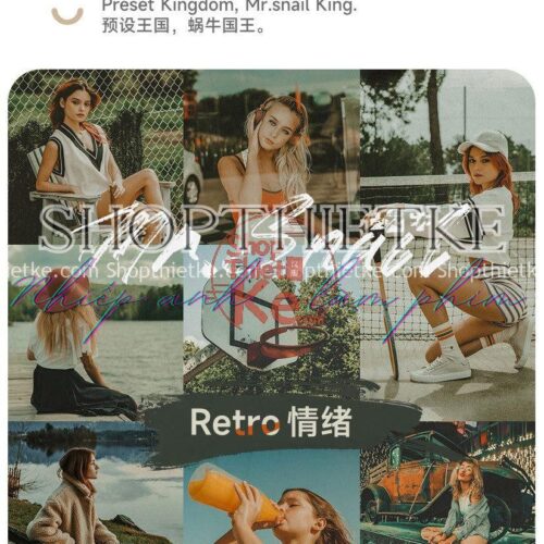 10 Tone Màu Retro Cổ Điển Gây Cảm Xúc Mạnh Cho Người Xem (XMP/LR/DNG/CUBE)