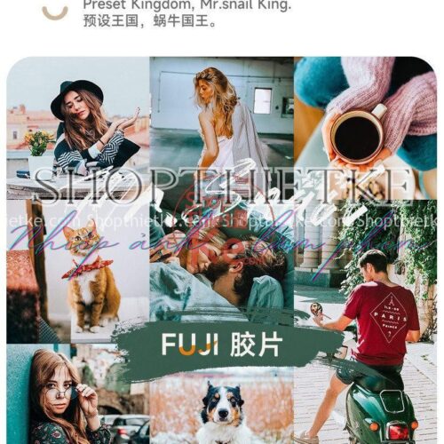 08 Tone Màu FUJI Rực Rỡ Thích Hợp Ảnh Chụp Outdoor (XMP/LR/DNG/CUBE)
