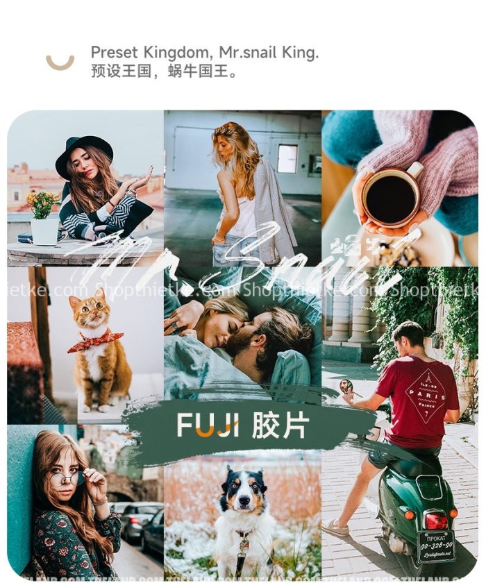 08 Tone Màu FUJI Rực Rỡ Thích Hợp Ảnh Chụp Outdoor (XMP/LR/DNG/CUBE)