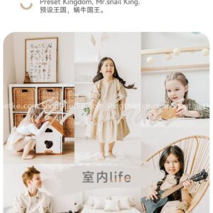 08 Tone Màu Nâu Nhẹ Trong Sáng Thích Hợp Ảnh Chụp Trong Nhà (XMP/LR/DNG/CUBE)