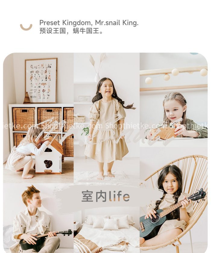 08 Tone Màu Nâu Nhẹ Trong Sáng Thích Hợp Ảnh Chụp Trong Nhà (XMP/LR/DNG/CUBE)