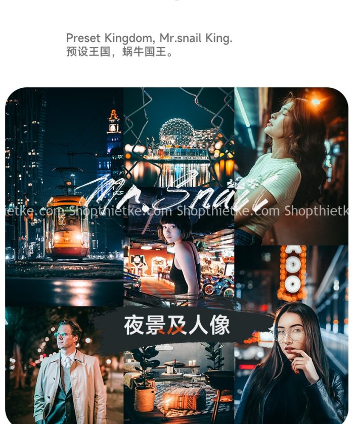 20 Tone Màu Ấn Tượng Cho Ảnh Chân Dung Và Chụp Đêm (XMP/LR/DNG/CUBE)