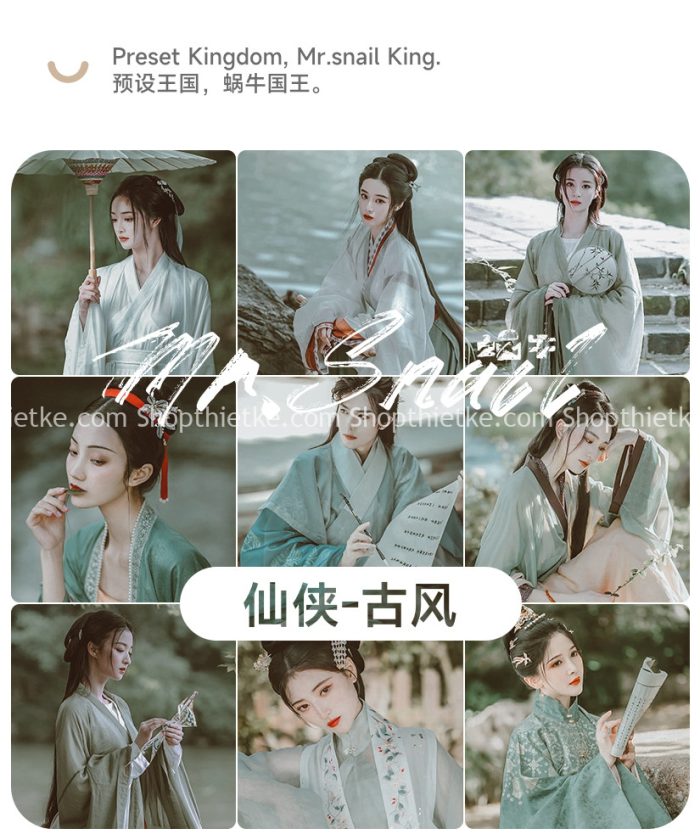 06 Tone Màu Retro Phong Cách Cổ Xưa Từ Xianxia Studio (XMP/LR/DNG/CUBE)
