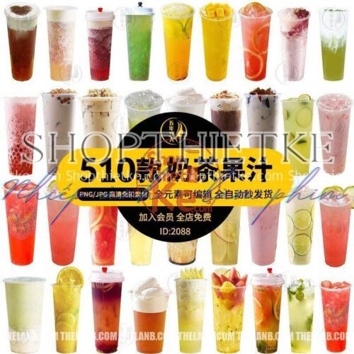 410 Mẫu Thức Uống Ngon Và Đẹp Mắt Chất Lượng Cao Đã Tách Nền (JPG/PNG)