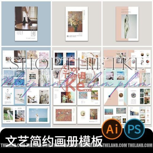 15Gb File Thiết Kế Album Phong Cách Nhật Bản Đầy Đủ Layer (PSD/AI)