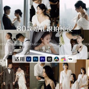 Full Bộ Màu Ảnh Cưới Chuyên Nghiệp Độc Quyền Đến Từ Studio Xiaohongshu Trung Quốc (XMP/LUTS)