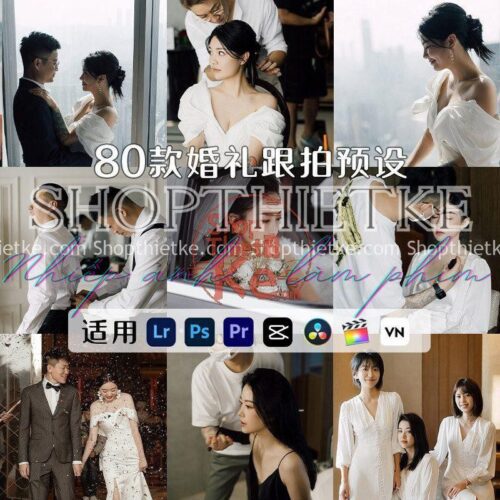 Full Bộ Màu Ảnh Cưới Chuyên Nghiệp Độc Quyền Đến Từ Studio Xiaohongshu Trung Quốc (XMP/LUTS)