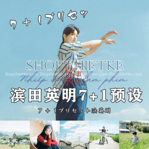 08 Tone Màu Nhật Bản Trong Veo Thích Hợp Ảnh Mùa Hè Phong Cách Hamada Hideaki 2023 (XMP/DNG)