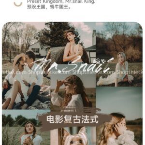 08 Tone Màu Film Nâu Tây Chất Lượng Châu Âu Hợp Ảnh Ngoài Trời (XMP/LR/DNG/CUBE)