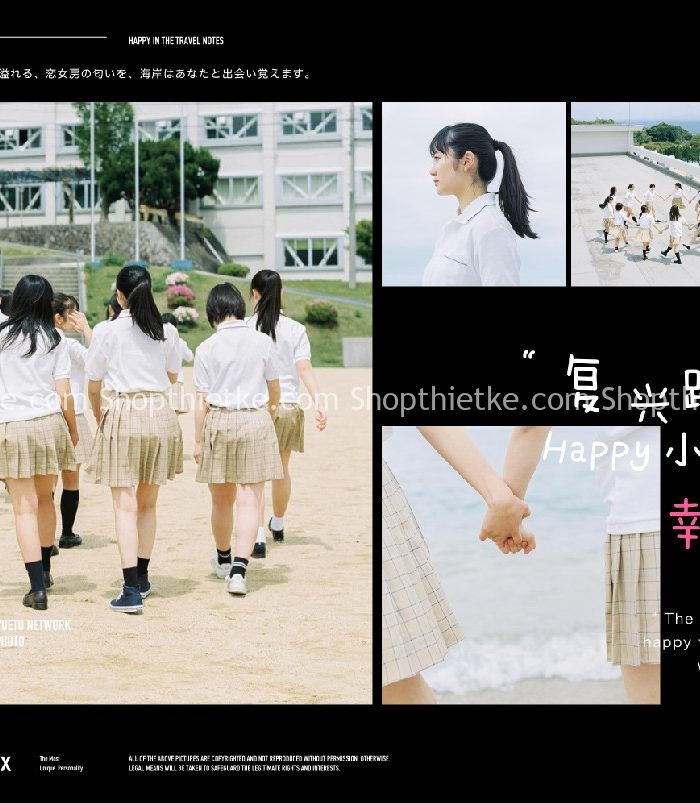 45 Kiểu Bìa Tạp Chí Phong Cách Nhật Bản Thích Hợp Ảnh Kỷ Yếu, Ảnh Cưới (PSD)