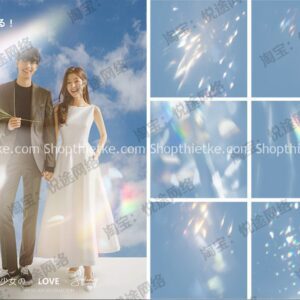 67 Hiệu Ứng Cầu Vồng Pha Lê Cực Đẹp Edit Ảnh Chill Cho Ảnh Cưới (PSD)