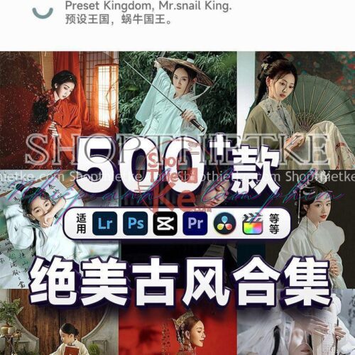 23 Bộ Preset Với Hơn 500 Màu Chỉ Dành Riêng Cho Ảnh Cổ Trang Update 2023 (XMP/LUTs)