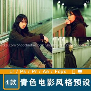 04 Tone Màu Film Lục Lam Cực Chất Cho Ảnh Chụp Đêm Với Đèn Đường (XMP/DNG/CUBE)