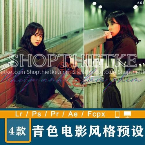 04 Tone Màu Film Lục Lam Cực Chất Cho Ảnh Chụp Đêm Với Đèn Đường (XMP/DNG/CUBE)