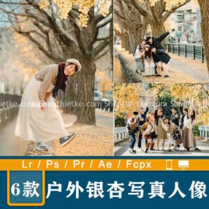 06 Tone Màu Mùa Thu Hàn Quốc Thích Hợp Ảnh Chân Dung (XMP/DNG/CUBE)