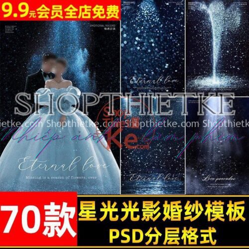 70 Background Cao Cấp Ghép Ảnh Cưới Studio Chủ Đề Ánh Sáng Diệu Kỳ (PSD)