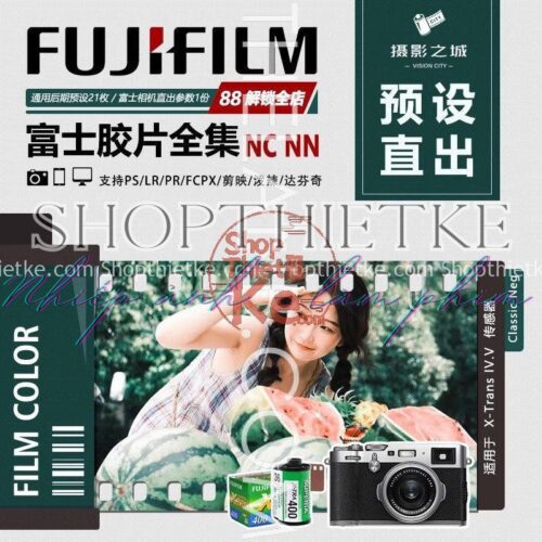 Bộ Preset Hoàn Chỉnh Mô Phỏng Fujifilm Phù Hợp Ảnh Chụp Chân Dung (XMP/CUBE)