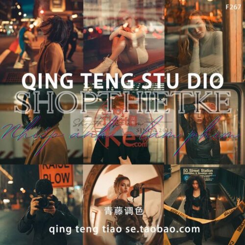 10 Tone Màu Film Hollywood Chân Dung Màu Cam - Xanh Lam - Xanh Lá Cây (XMP/DNG/CUBE)