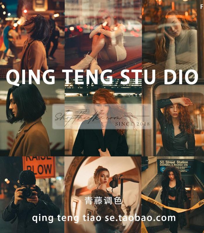 10 Tone Màu Film Hollywood Chân Dung Màu Cam - Xanh Lam - Xanh Lá Cây (XMP/DNG/CUBE)