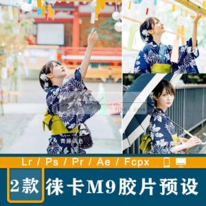 02 Tone Màu Tươi Trẻ Mùa Xuân Phong Cách Nhật Bản Dành Cho Ảnh Chân Dung (XMP/DNG/CUBE)