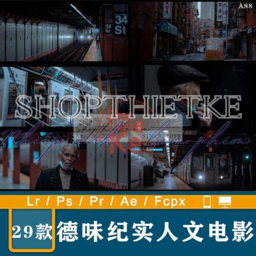 29 Cài Đặt Trước Màu Film Đức Áp Dụng Cho Ảnh Chụp Đêm Đường Phố (XMP/LR/DNG/CUBE)