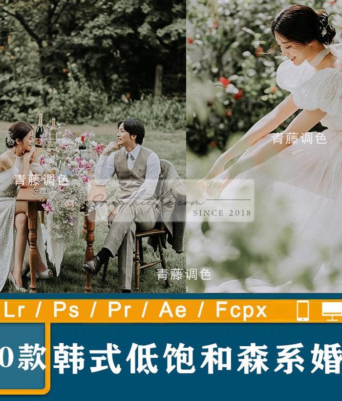 20 Tone Màu Độ Bão Hoà Thấp Dành Cho Ảnh Cưới Phong Cách Hàn Quốc (XMP/DNG/CUBE)