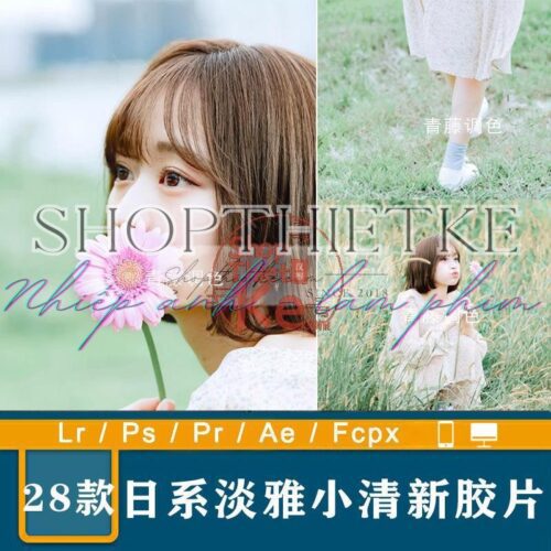 28 Tone Màu Thanh Lịch Và Mềm Mại Dành Cho Ảnh Chân Dung Ngoại Cảnh (XMP/DNG/CUBE)