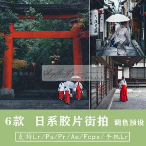 06 Tone Màu Film Nhật Bản Thích Hợp Ảnh Chụp Đường Phố, Phong Cảnh (XMP/LR/DNG/CUBE)