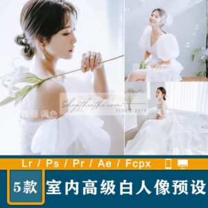 05 Tone Màu Dành Cho Ảnh Cưới Chụp Studio Phong Cách Hàn Quốc (XMP/LR/DNG/CUBE)