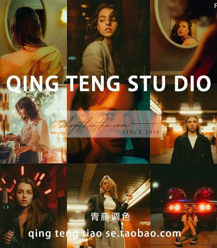 09 Tone Màu Retro Ấm Áp Cho Ảnh Chân Dung Ban Đêm Cảm Xúc (XMP/DNG/CUBE)
