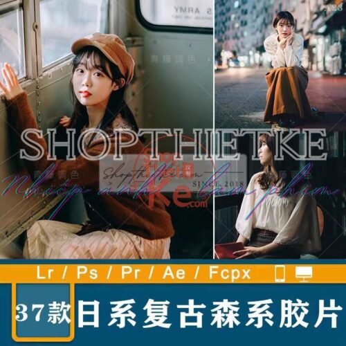 37 Cài Đặt Trước Tone Màu Cổ Điển Thích Hợp Ảnh Chân Dung Phong Cách Nhật Bản (XMP/DNG/CUBE)