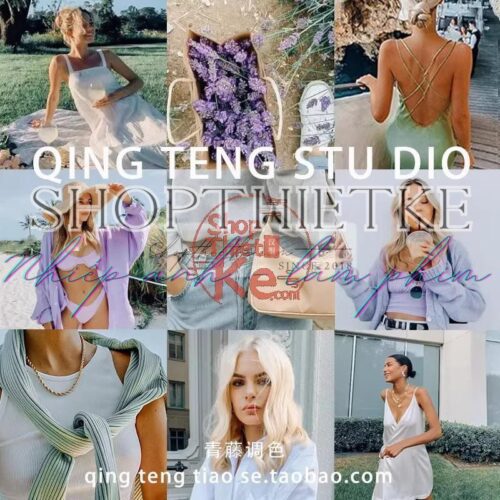 04 Cài Đặt Trước Tươi Mát Tông Màu Xanh Bạc Hà Mềm Mại (XMP/DNG/CUBE)