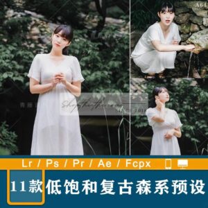 Tone Màu Film Có Độ Bão Hoà Thấp Dành Cho Ảnh Chân Dung Trong Rừng (XMP/DNG/CUBE)